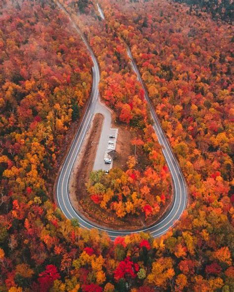 New Hampshire Road Trip For Fall Drone Photography Trip Fall Foliage