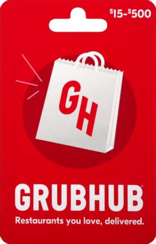 Grubhub Gift Card Activate And Add Value After Pickup