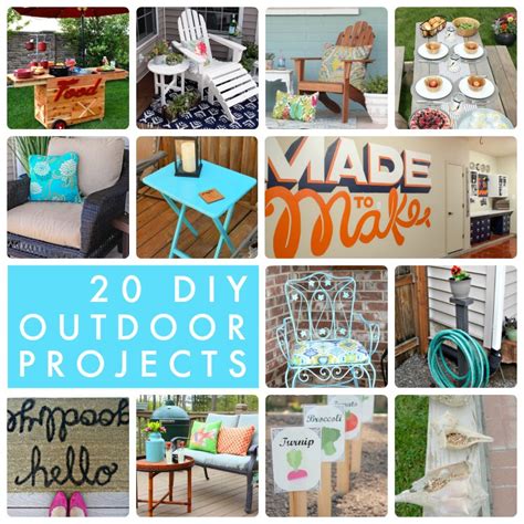 Great Ideas 20 Outdoor Diy Projects
