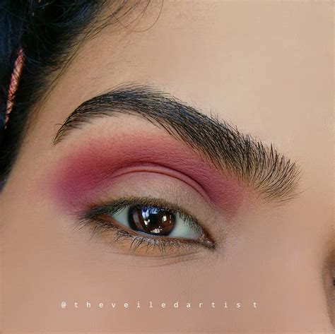Romantic Shimmery Pink And Burgundy Smokey Eyes Tutorial Fall Makeup