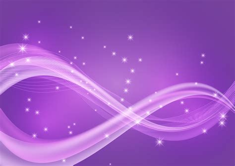 Abstract Wave Purple Color Background With Copy Space Vector