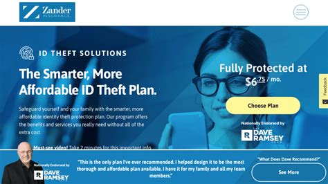 At $6.75 per month for the individual plan and $12.90 for the family plan, zander's. Zander Insurance Identity Theft Protection Services in 2020