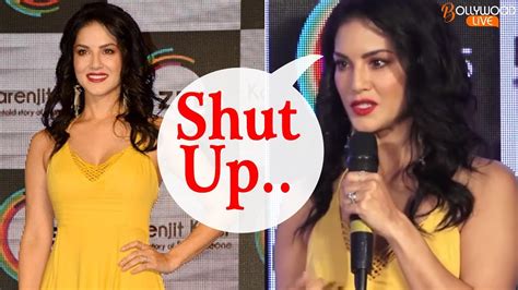 Shocking Reply Of Sunny Leone To Reporter On Her Pornstar Career At Her Biopic Launch Youtube