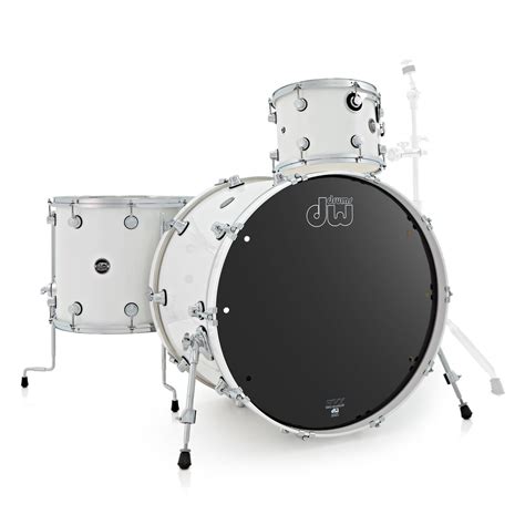Dw Drums Performance Series 24 3 Piece Shell Pack White Ice At Gear4music