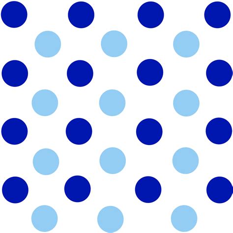 Blue Polka Dot Color Pattern Background PNG