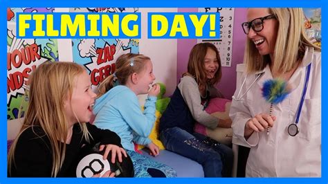 Every time we go out and there are kids around their age, people come up and ask for pictures and autographs,. Filming a NEW Toy Doctor Kid Video with Addy + Maya ...