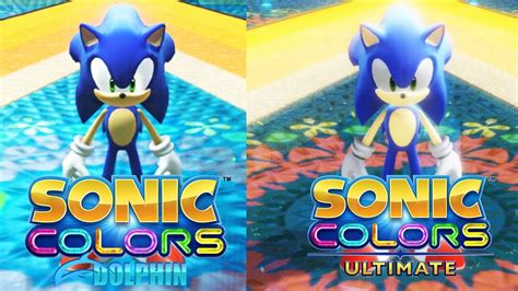 Sonic Colors Vs Sonic Colors Ultimate Graphics Comparison Wii Dolphin