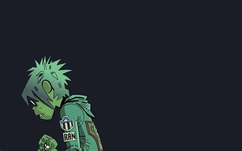 Download our free software and turn videos into your desktop wallpaper! Wallpaper : illustration, cartoon, Jamie Hewlett, Noodle ...
