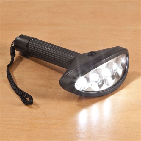 Wide Beam Led Flashlight 842536112716 Ebay