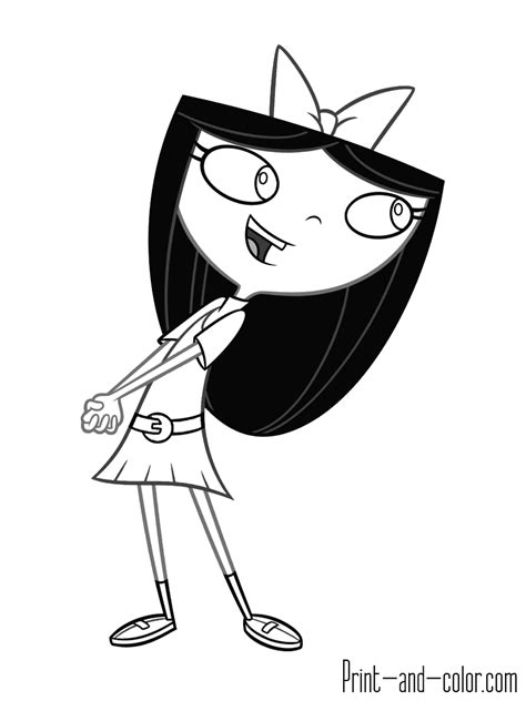 Click here to download the coloring page above. Phineas and Ferb coloring pages | Print and Color.com