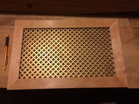 This decorative outdoor rubber mat was already sitting at my front door just waiting for a new life. Decorative Air Return Vent Covers Home : Home Improvement ...