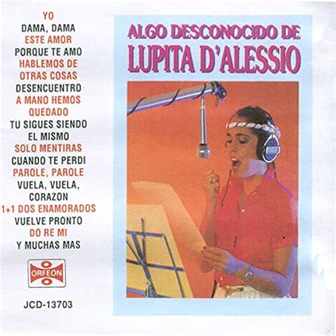 Algo Desconocido De Lupita D Alessio De Lupita D Alessio En Amazon