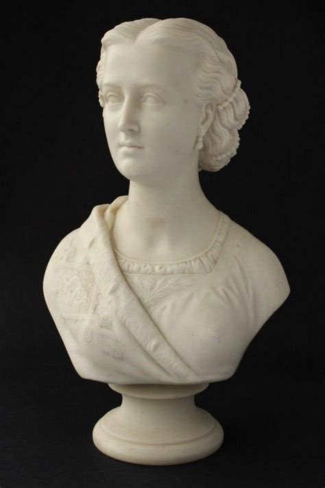 Copeland Parian Bust Of Princess Alexandria C1863 Spodecopeland