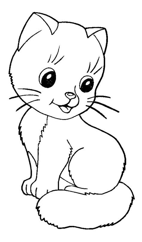 Dibujos Para Colorear Para Gatitos Para Colorear