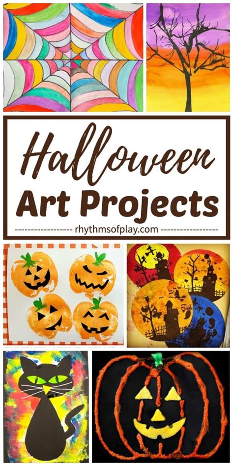 Halloween Art Projects And Painting Ideas For Kids Rhythms Of Play