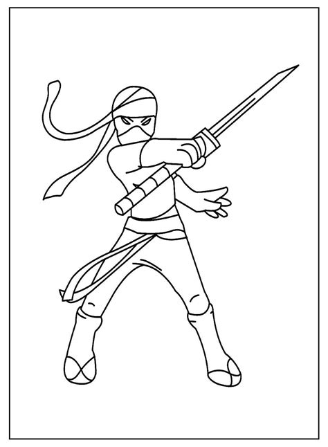 Desenhos De Ninja Para Colorir Bora Colorir