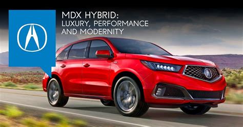 The Acura Mdx Hybrid Luxury Performance And Modernity