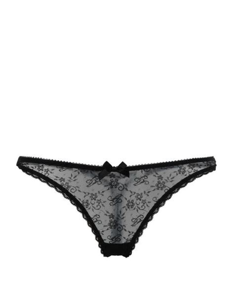 Agent Provocateur Malorey Lace Thong In Black Lyst Canada