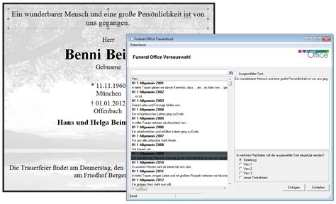 Traueranzeige vorlage word wir haben 18 bilder über traueranzeige vorlage word einschließlich bilder, fotos, hintergrundbilder und mehr. Funeraloffice - Die professionelle Bestattersoftware