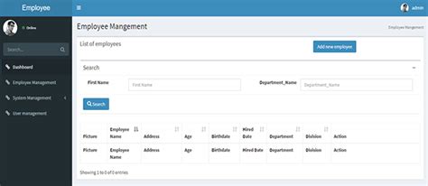 Employee Management System In PHP Using Laravel Framework With Source