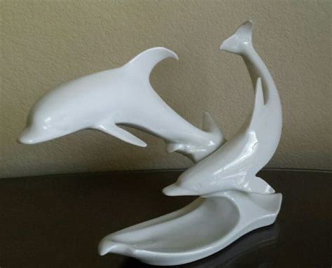 Dolphin Sculpture Kaiser Porcelain Etsy Sculpture Porcelain