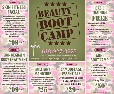 Spa At Spring Ridge July Specials Medspa Wyomissing Treatyourself Spa Beautybootcamp Spa