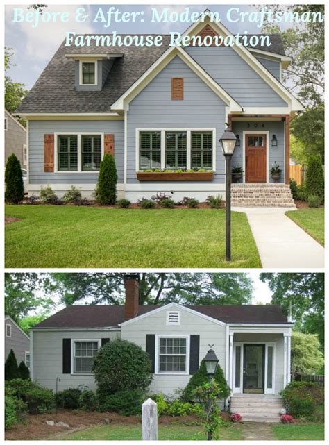 The short stairs with a wrapping porch embellishes the exterior of this sims 4 american craftsman style house. Modern Craftsman Farmhouse Design - Home Bunch Interior ...
