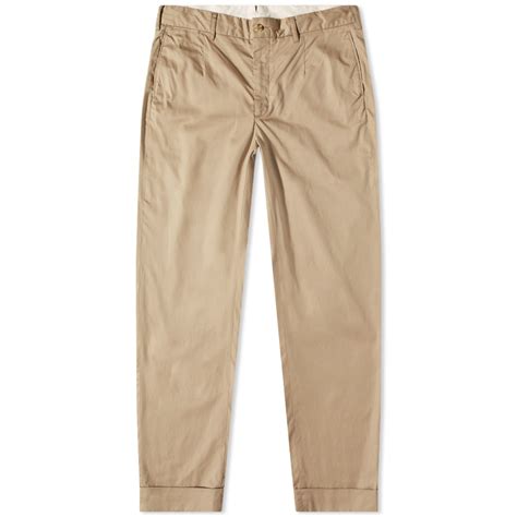 Engineered Garments Andover Pant Khaki High Count Twill | END.