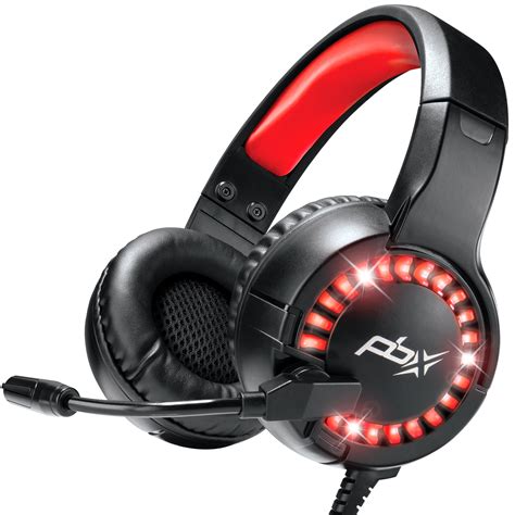 Pbx Inferno H8 Gaming Headset Wired Led Headset With Boom Microphone