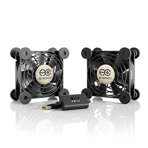 Multifan S5 Quiet Usb Cooling Fan Dual 80mm Ac Infinity