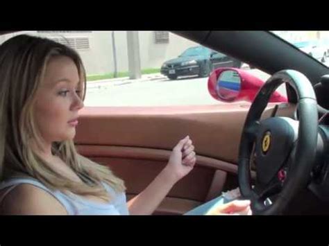 Girl Driving A Ferrari YouTube