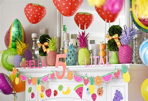 Karas Party Ideas Colorful Tutti Frutti Birthday Party Karas Party