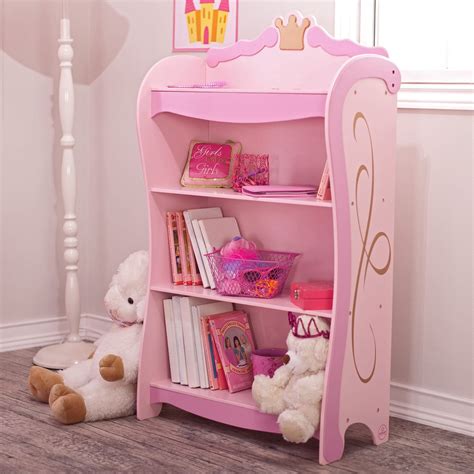 Kidkraft Pink Princess 4 Shelf Bookcase 76126 The Kidkraft Pink