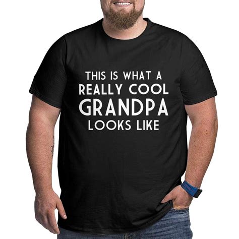 Cool Grandpa Retro T Shirt Crew Neckline Tee For A R Waist Dad T