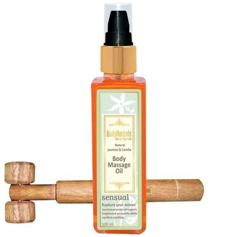 Buy Bodyherbals Sensual Body Massage Oil Natural Jasmine And Vanilla Online At Best Price Of Rs
