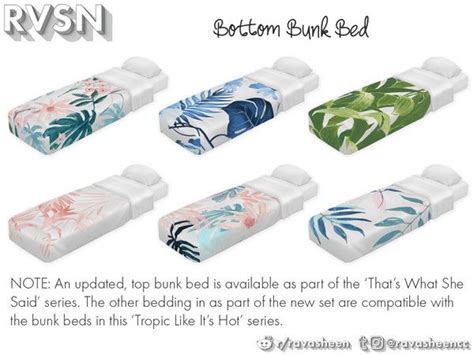 Ravasheen S Nothing Else Mattress Single Bed Sims 4 Beds Sims 4 Sims