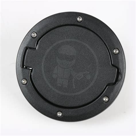 Accessories Black Coated Steel Gas Fuel Tank Gas Cap Cover For 2007