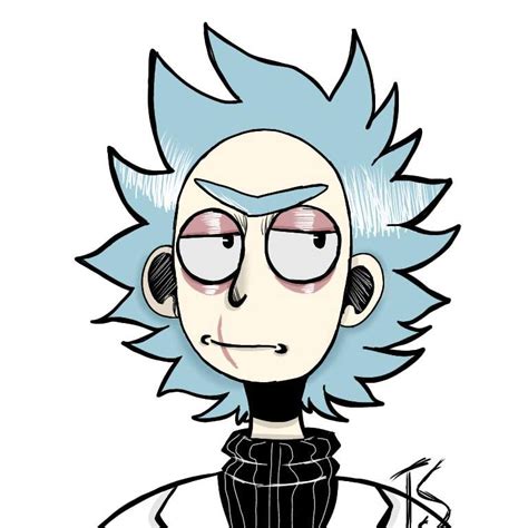 2020 Evil Rick Drawing Rick And Morty Amino