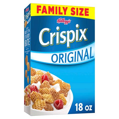 Kelloggs Crispix Breakfast Cereal Original Good Source Of 8