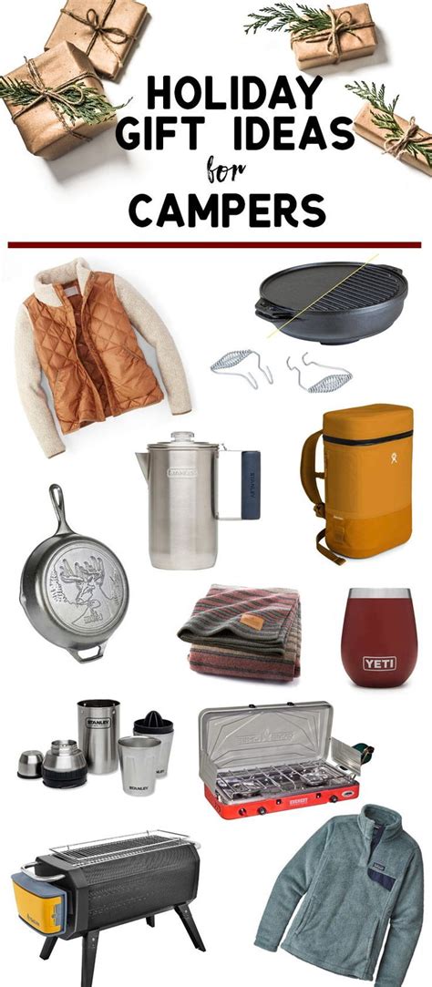 Practical gift ideas for anyone who loves the great outdoors. 39 Gift Ideas for Every Camper on Your List! | Gifts for ...