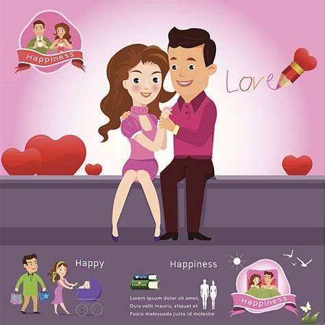 50 Cute Teenage Couples Clip Art Stock Illustrations Royalty Free