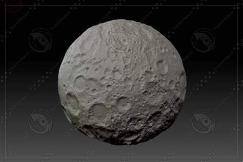 3d Model Of Planet Moon