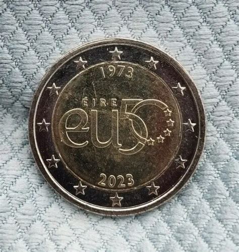 2 Euros Irlanda 2023 50 Aniversario De La Adhesión A La Unión Europea