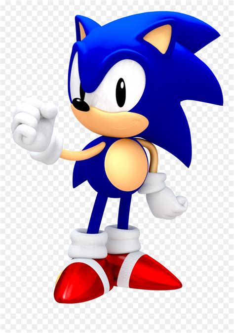 25th Anniversary Classic Sonic Classic Sonic The Hedgehog Render