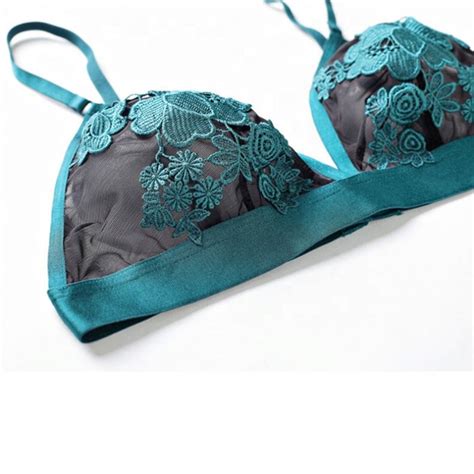 French Wholesale Sexy Ladies Thin Wireless Triangle Cup Lingerie Lace Bra Set Buy Ladies Bra