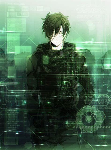 Pin By Seraphiel On Anime Guys Cyborg Anime Cyberpunk Anime Dark