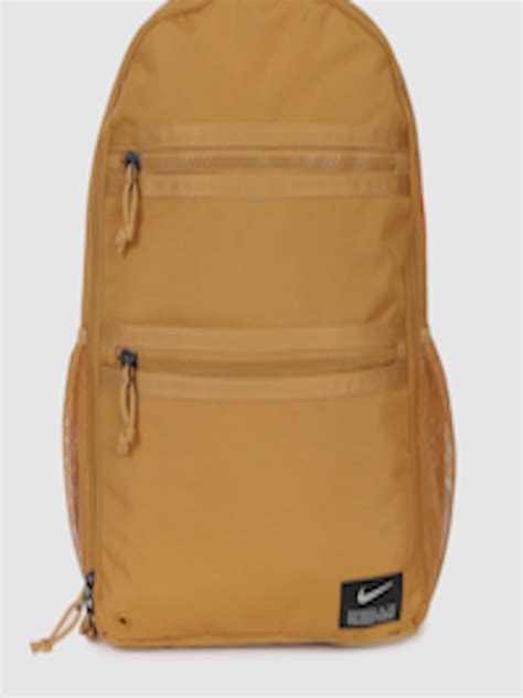 Buy Nike Men Yellow Solid Backpack Backpacks For Men 11547540 Myntra