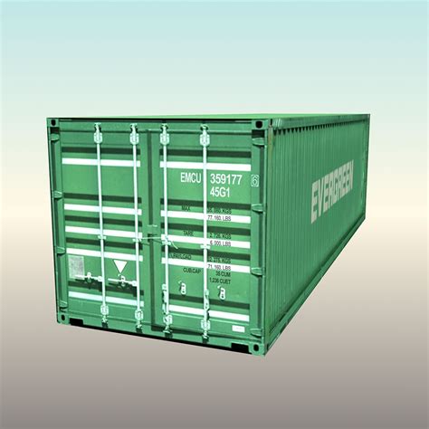 Container Evergreen 3d Model 49 Max Free3d