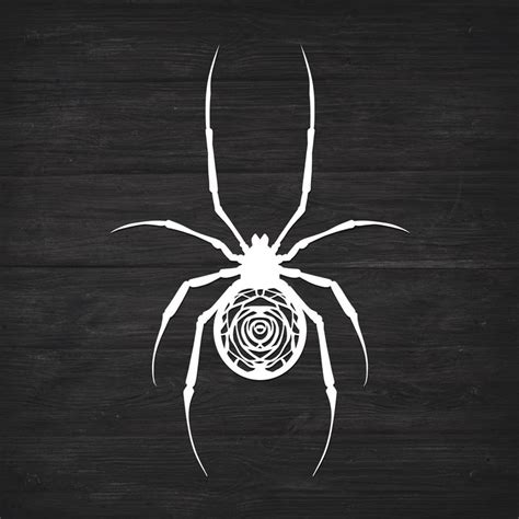 Black Widow Spider Svg Mandala Svg Spider Svg Etsy Mandala Svg