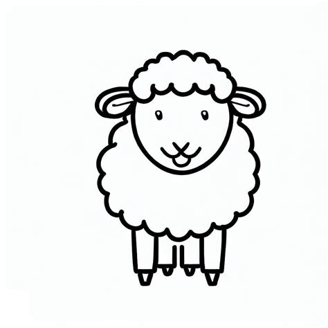 Cute Sheep Coloring Page Download Print Or Color Online For Free